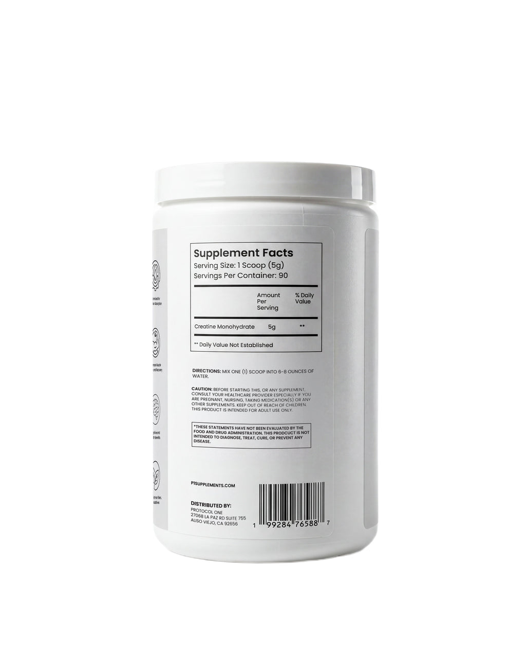 Protocol One Micronized Creatine Monohydrate | 90 Servings | Unflavored